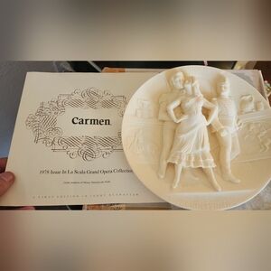 Ivory Alabaster Carmen Sculpture